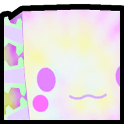 Huge Tiedye Axolotl Pet