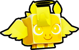 Shiny Golden Angel Pony Pet