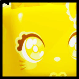 Shiny Golden Huge Kawaii Cat Pet