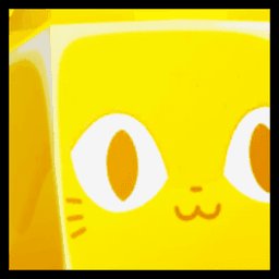 Golden Huge Sandcastle Cat Pet
