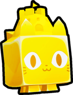 Shiny Golden Sandcastle Cat Pet