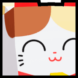 Shiny Rainbow Huge Lucky Cat Pet