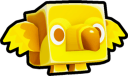 Shiny Golden Tropical Toucan Pet