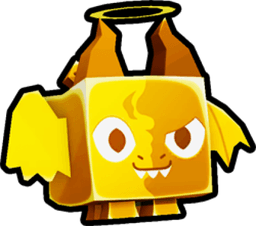 Shiny Golden Good vs Evil Dragon Pet