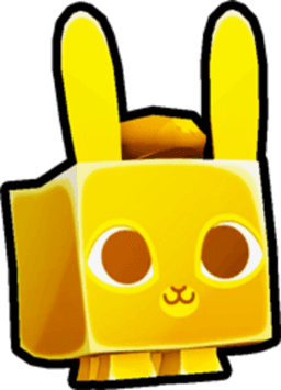 Shiny Golden Humble Rabbit Pet