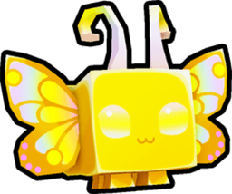 Shiny Golden Rave Butterfly Pet