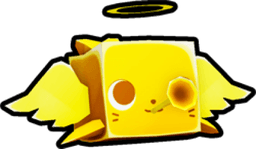 Shiny Golden Angel Seal Pet
