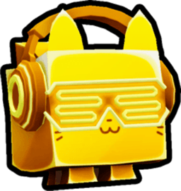Shiny Golden Rave Cat Pet
