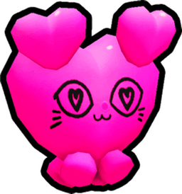 Heart Balloon Cat Pet