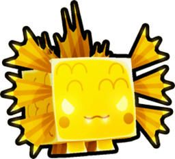 Shiny Golden Hydra Axolotl Pet