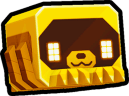 Shiny Golden Hi-Tech Sloth Pet