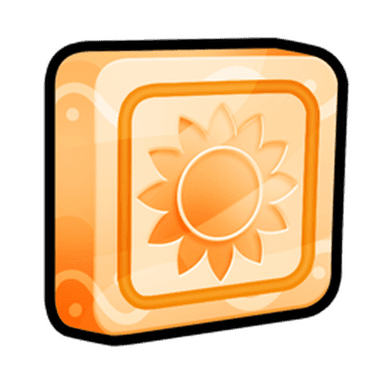 Spring Yellow Sunflower Token