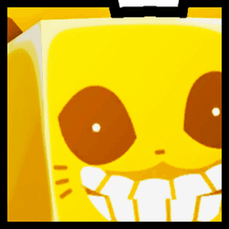 Shiny Golden Huge Bloo Cat Pet