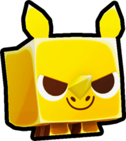 Shiny Golden Rhino Pet