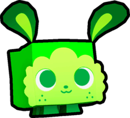 Shiny Rainbow Grass Bunny Pet