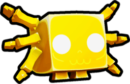 Shiny Golden Corrupt Skeleton Pet