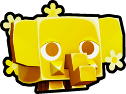 Shiny Golden Spring Elephant Pet