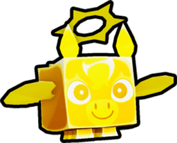 Shiny Golden Angel Pegasus Pet