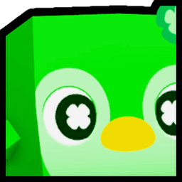 Rainbow Huge Clover Penguin Pet