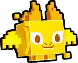Shiny Golden Pixel Dragon Pet