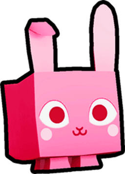 Shiny Rainbow Bunny Pet