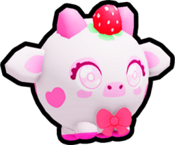 Strawberry Cow Ball Pet