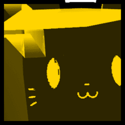 Golden Huge Forcefield Cat Pet