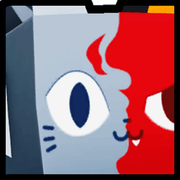 Rainbow Huge Good vs Evil Cat Pet