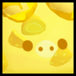 Golden Huge Jelly Piggy Pet