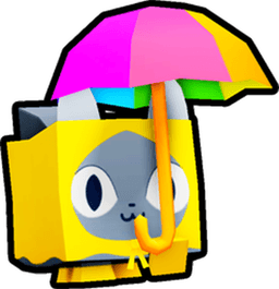 Rainbow Umbrella Cat Pet