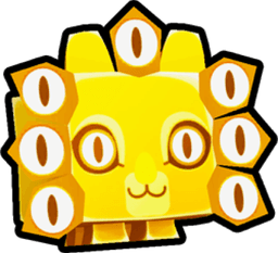 Golden Nine Eyed Lion Pet