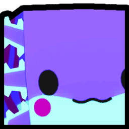 Shiny Rainbow Huge Lumi Axolotl Pet