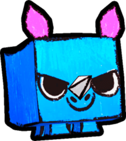 Shiny Doodle Rhino Pet