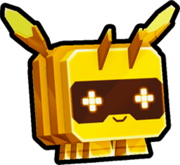 Shiny Golden Hi-Tech Bee Pet