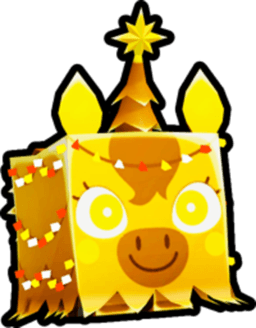 Golden Evergreen Unicorn Pet
