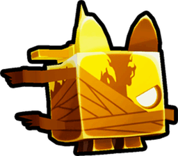 Golden Anime Corgi Pet