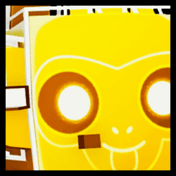 Shiny Golden Huge Matrix Monkey Pet