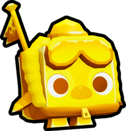 Shiny Golden Expedition Penguin Pet