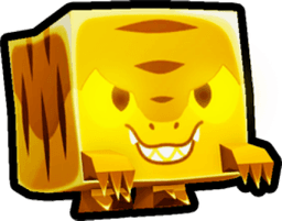 Shiny Golden Raptor Pet