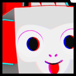 Huge Anaglyph Monkey Pet