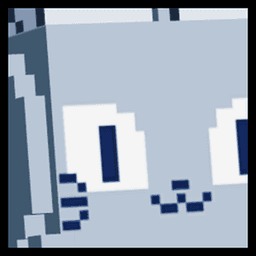 Shiny Rainbow Huge Pixel Cat Pet
