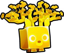 Golden Leafy Deer Pet