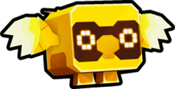 Shiny Golden Hi-Tech Parrot Pet