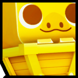 Shiny Golden Huge Minecart Piggy Pet