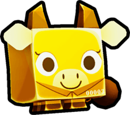 Shiny Golden Prison Cow Pet