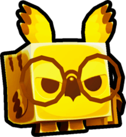 Shiny Golden Owl Pet