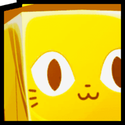 Shiny Golden Huge Safari Cat Pet