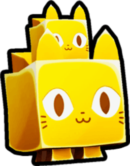 Golden Stacked Cat Pet