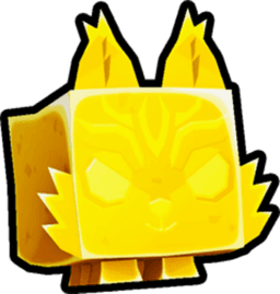 Shiny Golden Encrusted Wolf Pet