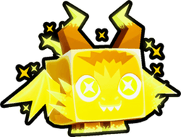 Shiny Golden Neon Twilight Dragon Pet